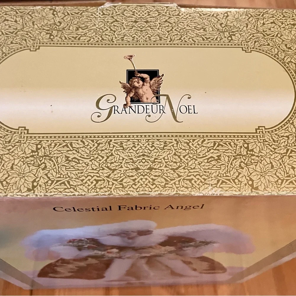 EUC Grandeur Noel Celestial Angel with box.  Used only a few times. 16”